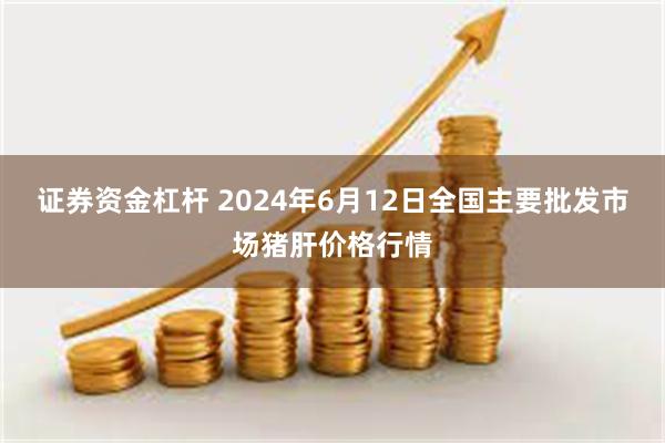 证券资金杠杆 2024年6月12日全国主要批发市场猪肝价格行情