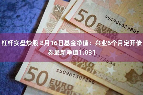 杠杆实盘炒股 8月16日基金净值：兴业6个月定开债券最新净值1.031