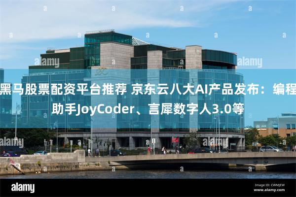 黑马股票配资平台推荐 京东云八大AI产品发布：编程助手JoyCoder、言犀数字人3.0等