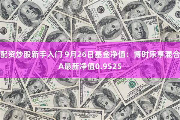 配资炒股新手入门 9月26日基金净值：博时乐享混合A最新净值0.9525