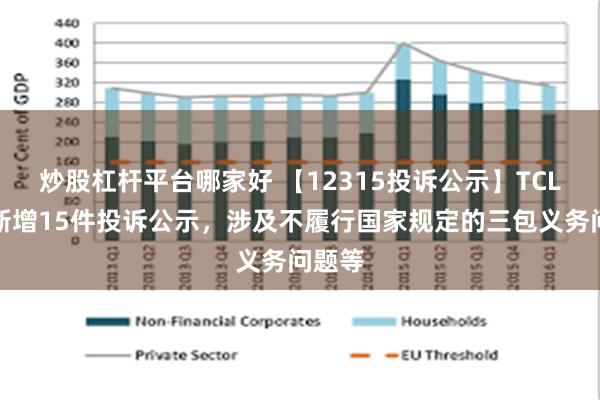 炒股杠杆平台哪家好 【12315投诉公示】TCL电子新增15件投诉公示，涉及不履行国家规定的三包义务问题等