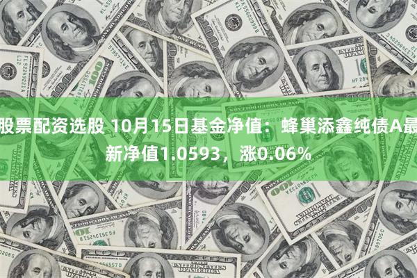 股票配资选股 10月15日基金净值：蜂巢添鑫纯债A最新净值1.0593，涨0.06%