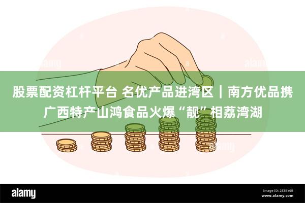 股票配资杠杆平台 名优产品进湾区｜南方优品携广西特产山鸿食品火爆“靓”相荔湾湖