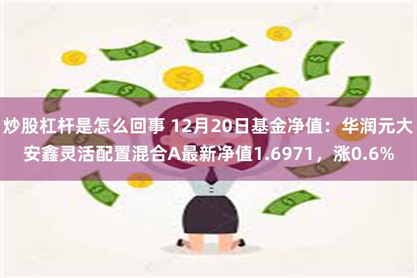 炒股杠杆是怎么回事 12月20日基金净值：华润元大安鑫灵活配置混合A最新净值1.6971，涨0.6%