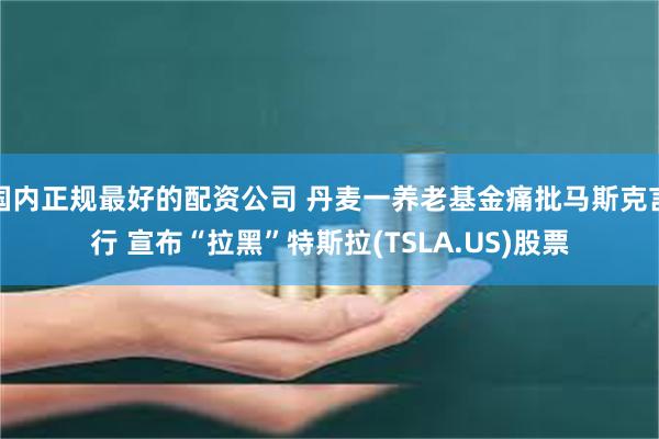 国内正规最好的配资公司 丹麦一养老基金痛批马斯克言行 宣布“拉黑”特斯拉(TSLA.US)股票